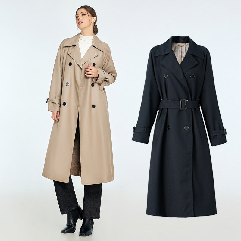 Trench long classique automne et hiver