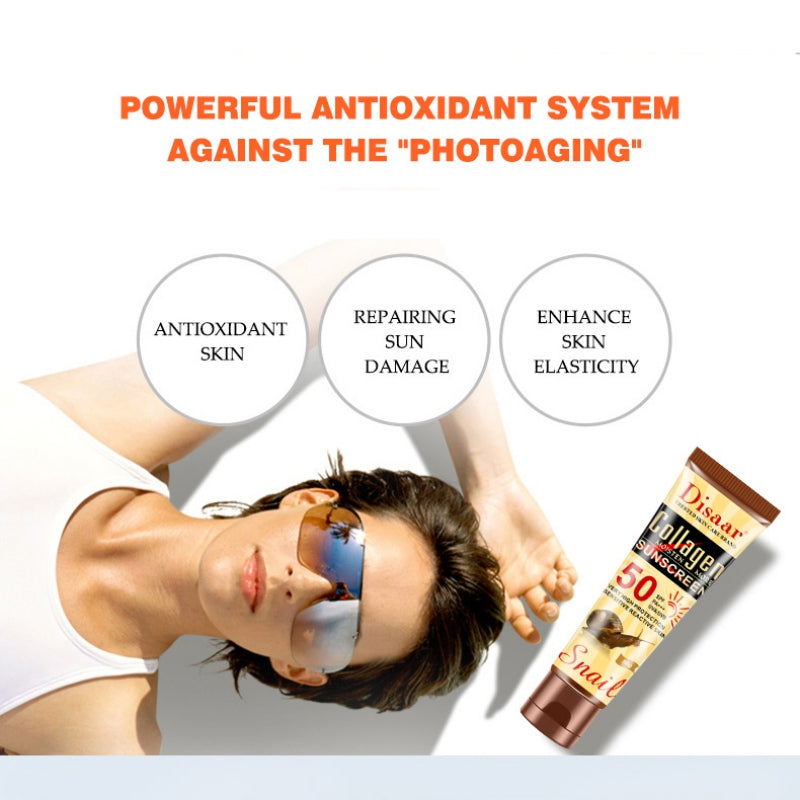 Crème solaire rafraîchissante d'été 50+ anti-UV