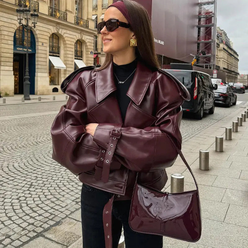 Veste en cuir, tendance