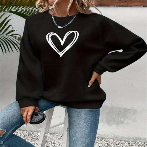 Sweat à col rond femme