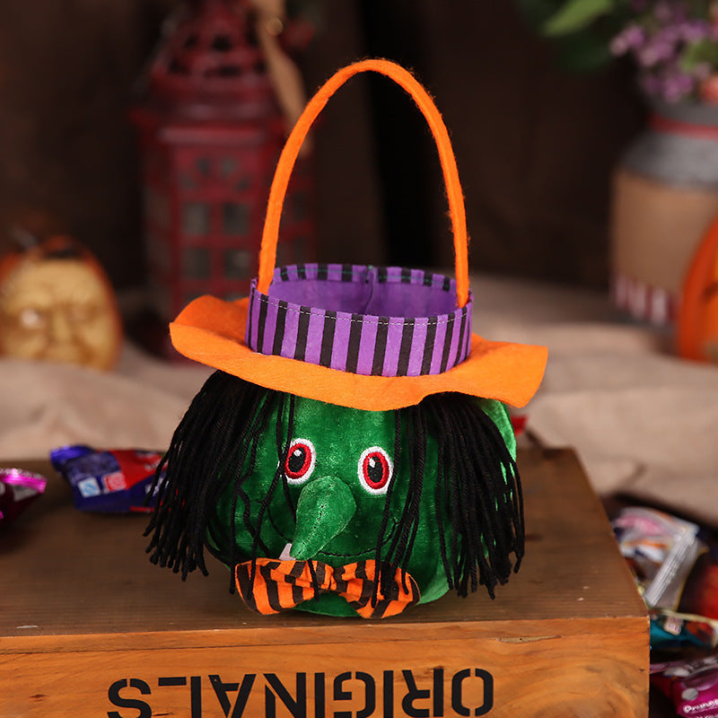Sacs de bonbons d'Halloween, jolis sacs cadeaux, boîtes de bonbons citrouille sorcière