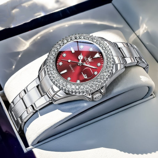 Montre élégante à quartz pour femme, idéale pour les affaires