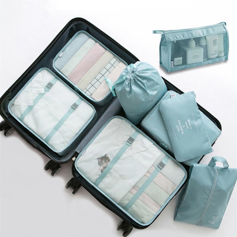Ensemble de 8 sacs de rangement pour bagages