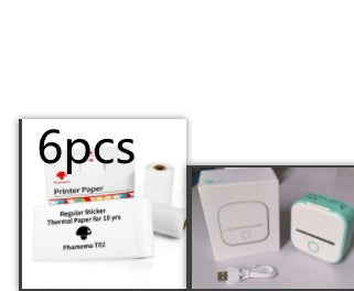 Mini-imprimante d'étiquettes thermique portable