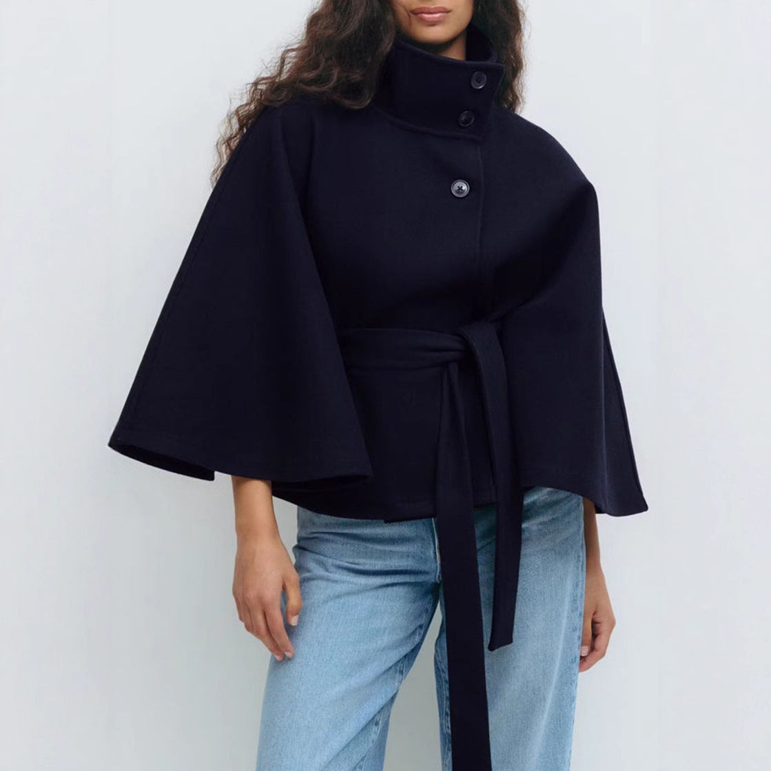Manteau élégant et beau, en polyester saison automne hiver