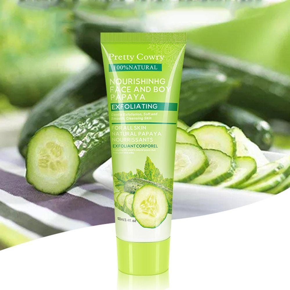 Gel visage, noix de coco et papaye