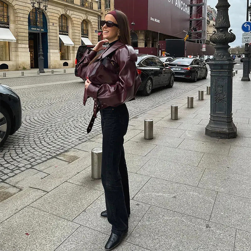 Veste en cuir, tendance