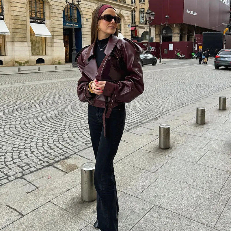 Veste en cuir, tendance
