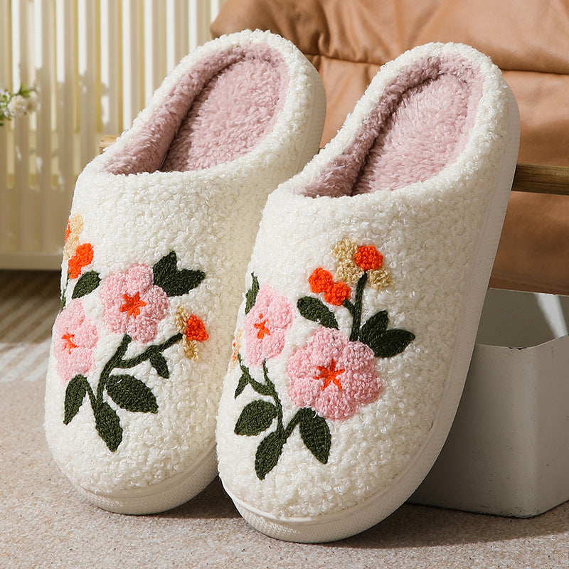 Chaussons d'intérieur chauds et confortables