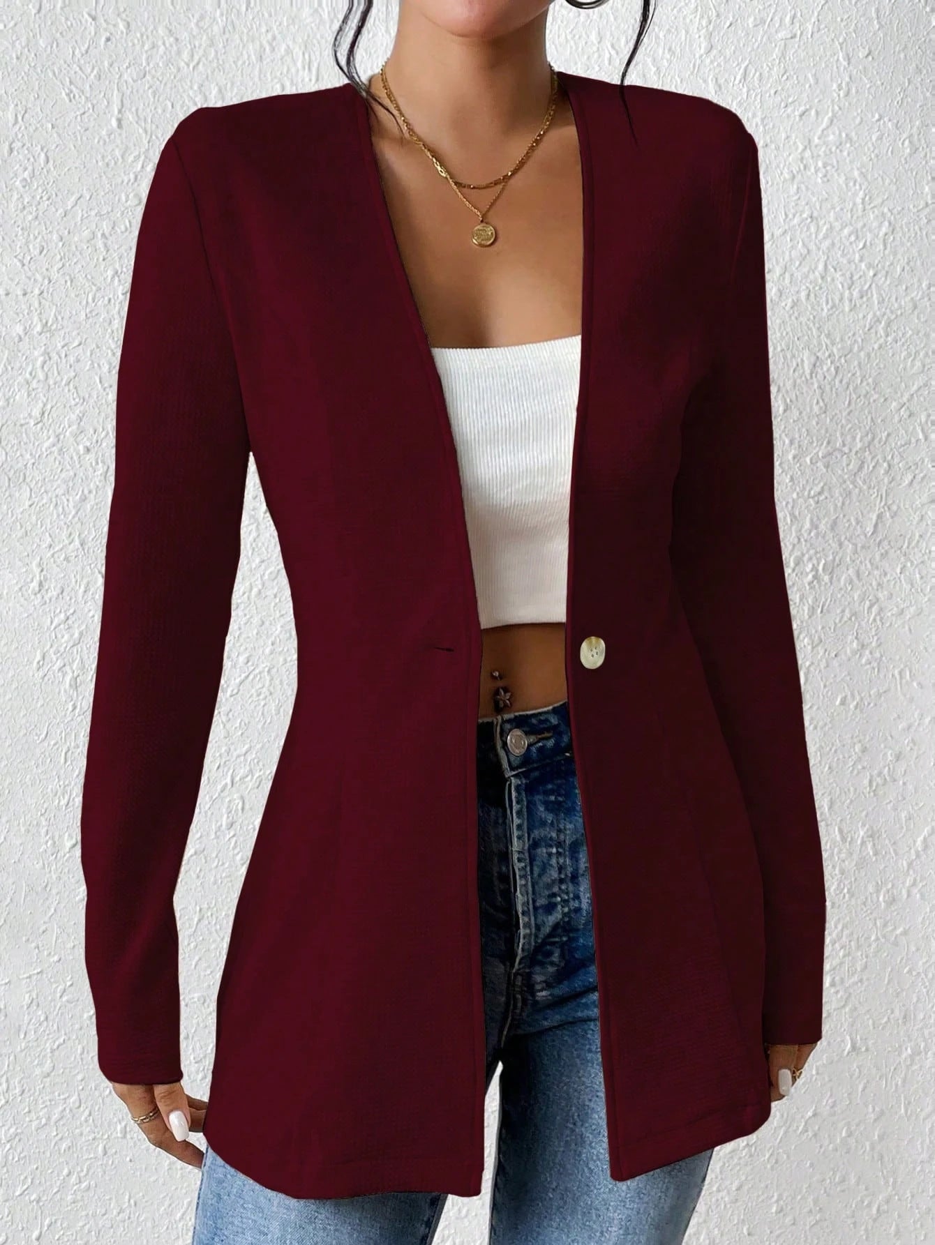 Veste de costume à manches longues
