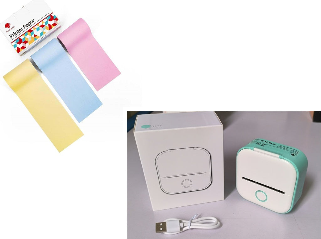 Mini-imprimante d'étiquettes thermique portable