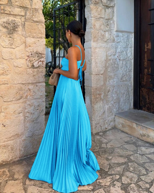 Robe plissé,  pour soirée, club