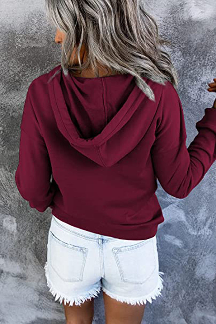 Sweat à capuche avec poches stylé Printemps - Autonme