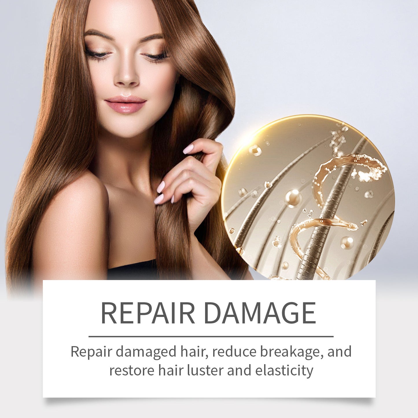 Huile essentielle nourrissante pour follicules pileux aux peptides de cuivre