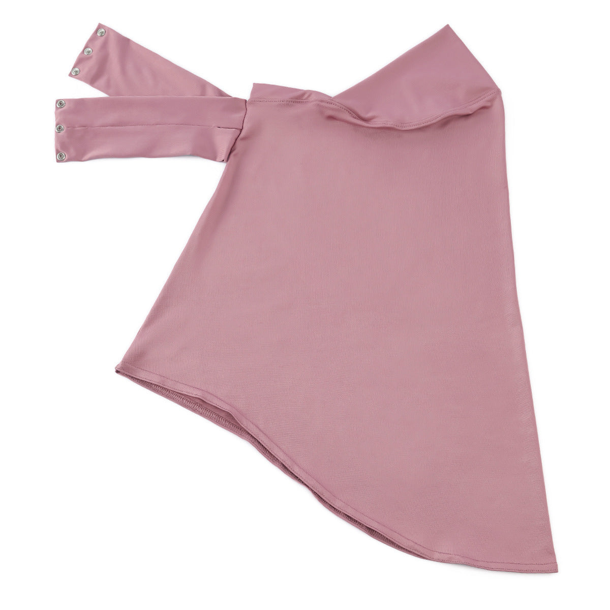 Nouveau foulard pour femme avec fermeture à bouton sous le menton