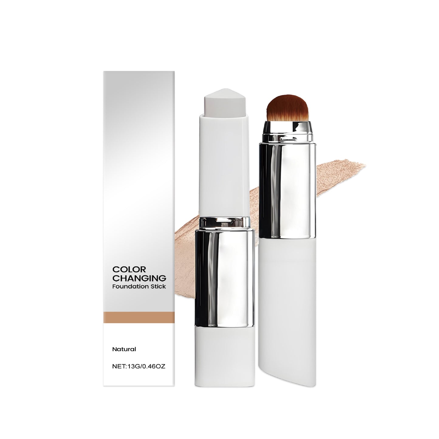 Fond de teint poudre externe quotidien transparent et non collant