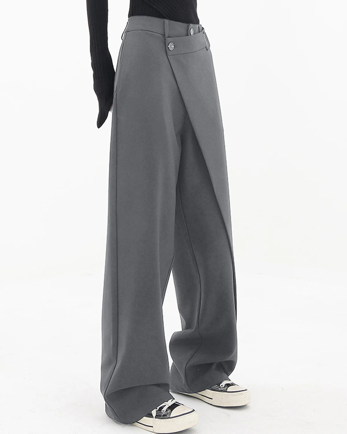 Pantalons amples irréguliers à la mode pour femmes