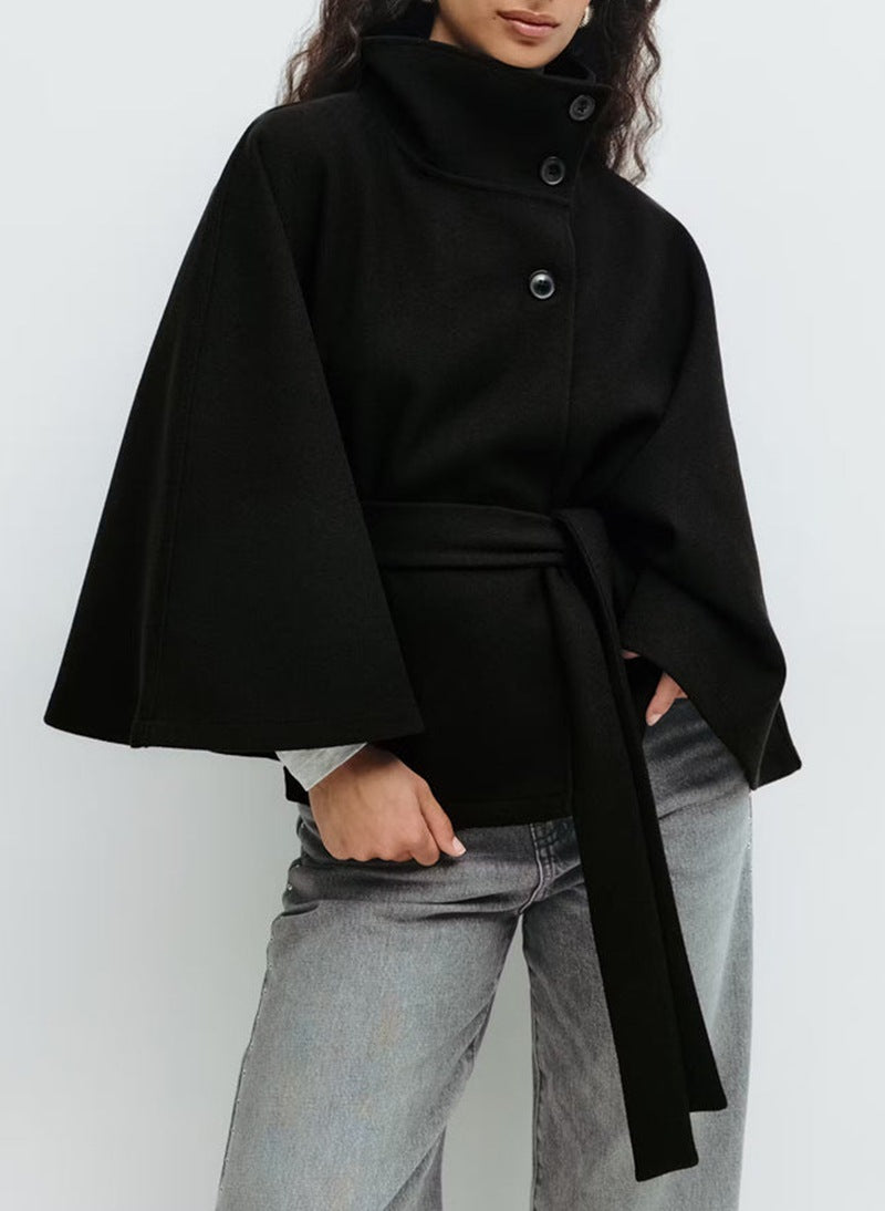 Manteau élégant et beau, en polyester saison automne hiver