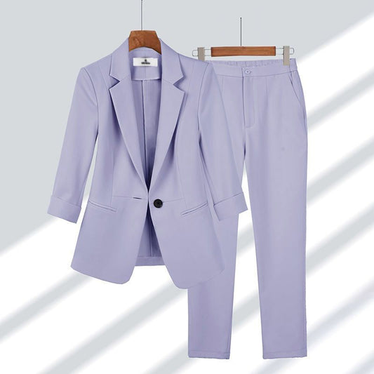 Ensemble blazer confortable 2 pièces pour femme