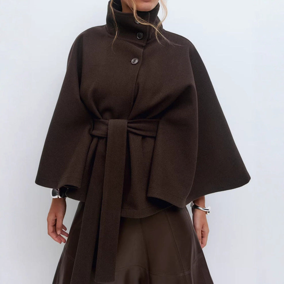 Manteau élégant et beau, en polyester saison automne hiver