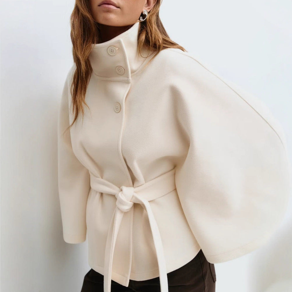 Manteau élégant et beau, en polyester saison automne hiver