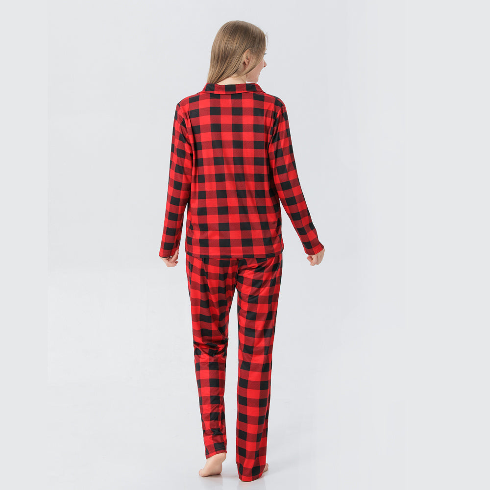 Pyjama imprimé familial certifié CPC pour parents et enfants