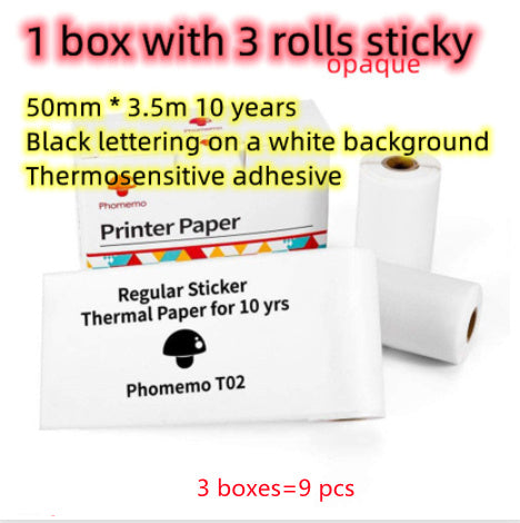 Mini-imprimante d'étiquettes thermique portable