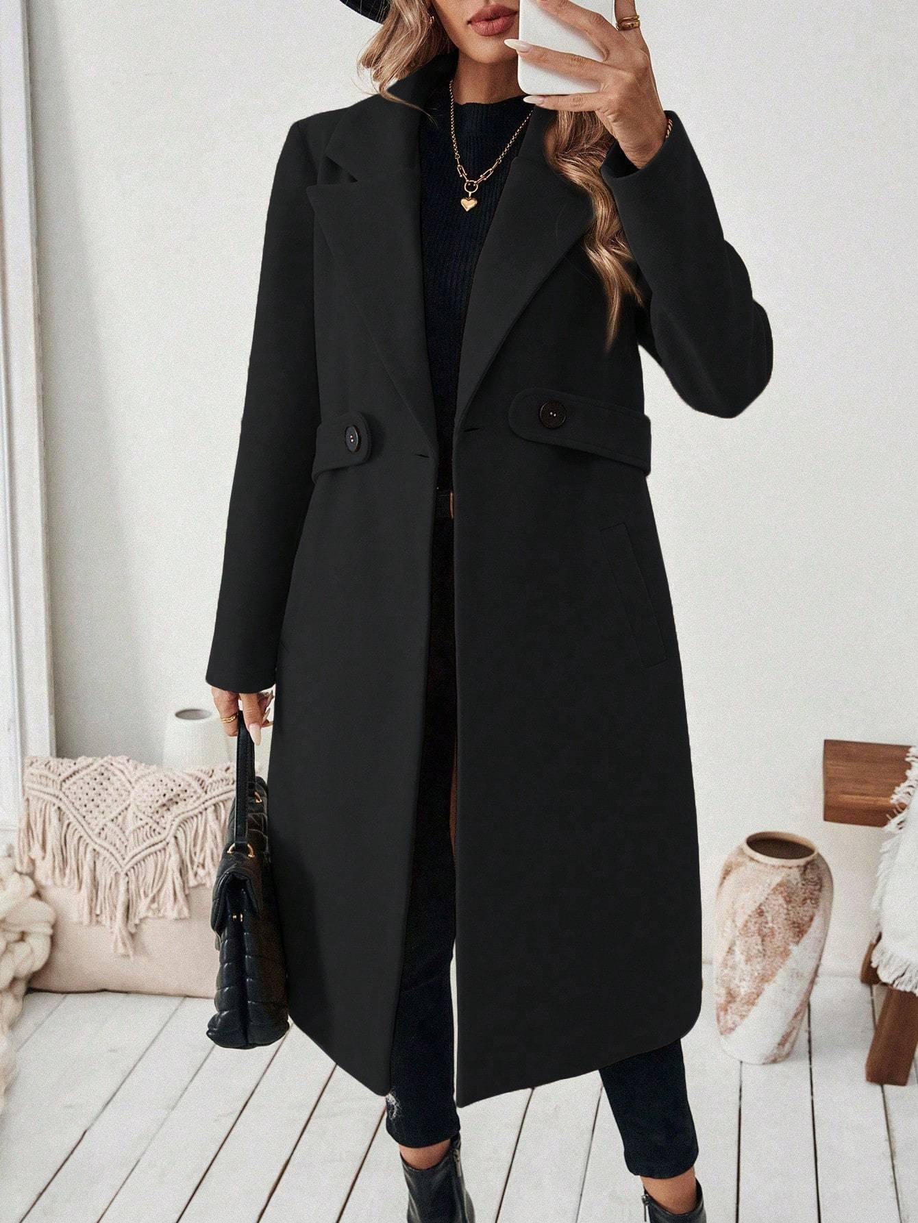 Manteau long tendance très chic