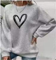 Sweat à col rond femme