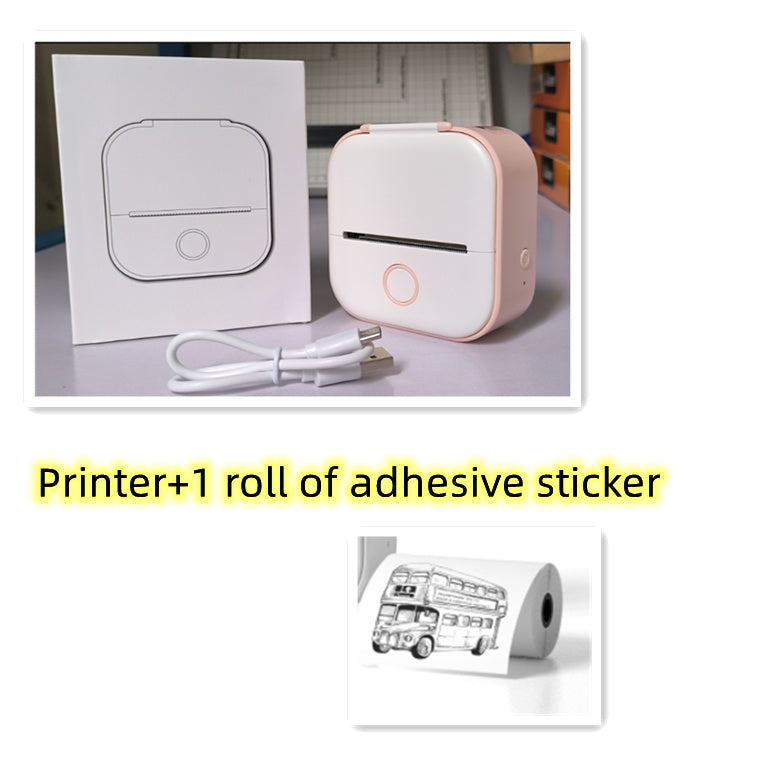 Mini-imprimante d'étiquettes thermique portable