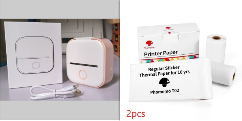 Mini-imprimante d'étiquettes thermique portable