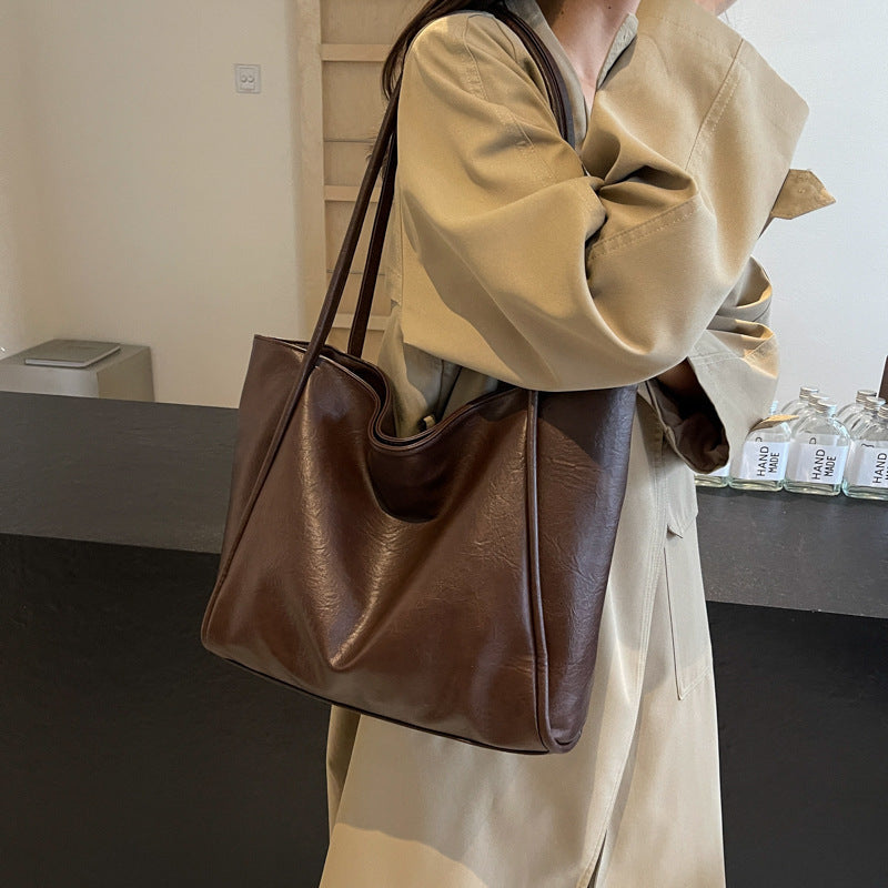 Sac à bandoulière en cuir souple