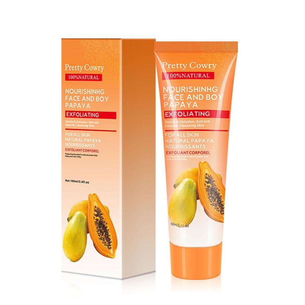 Gel visage, noix de coco et papaye