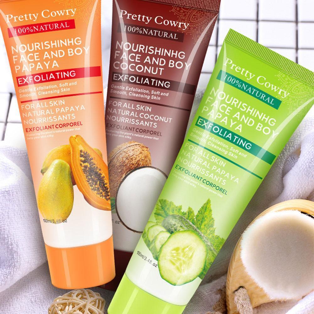 Gel visage, noix de coco et papaye