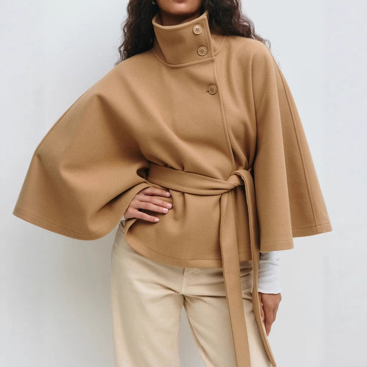 Manteau élégant et beau, en polyester saison automne hiver