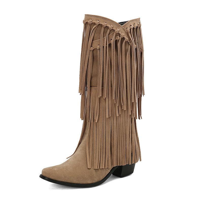 Bottes hautes tendances pour femmes, bottes d'automne et d'hiver