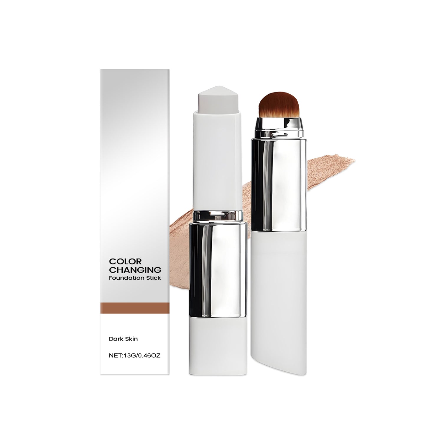 Fond de teint poudre externe quotidien transparent et non collant