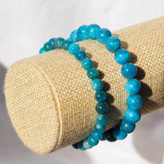 Blue Apatite Bracelet ✦ Communication, Shyness and Well-being-0