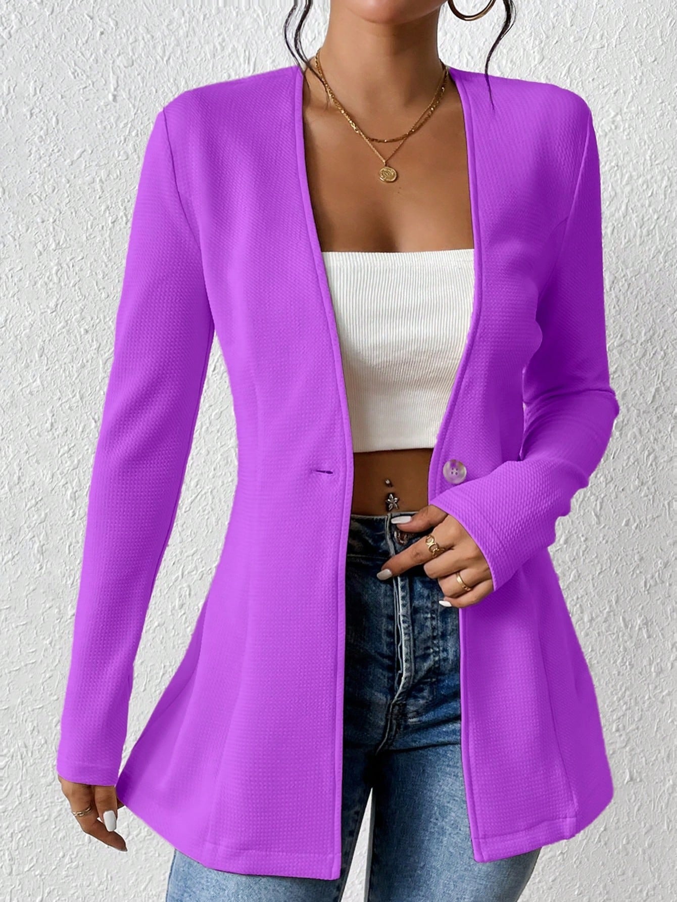 Veste de costume à manches longues