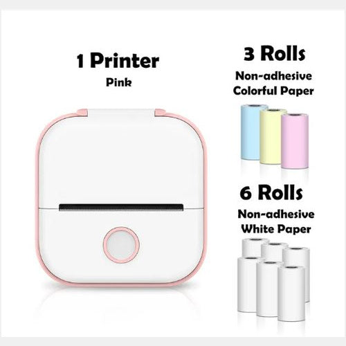 Mini-imprimante d'étiquettes thermique portable