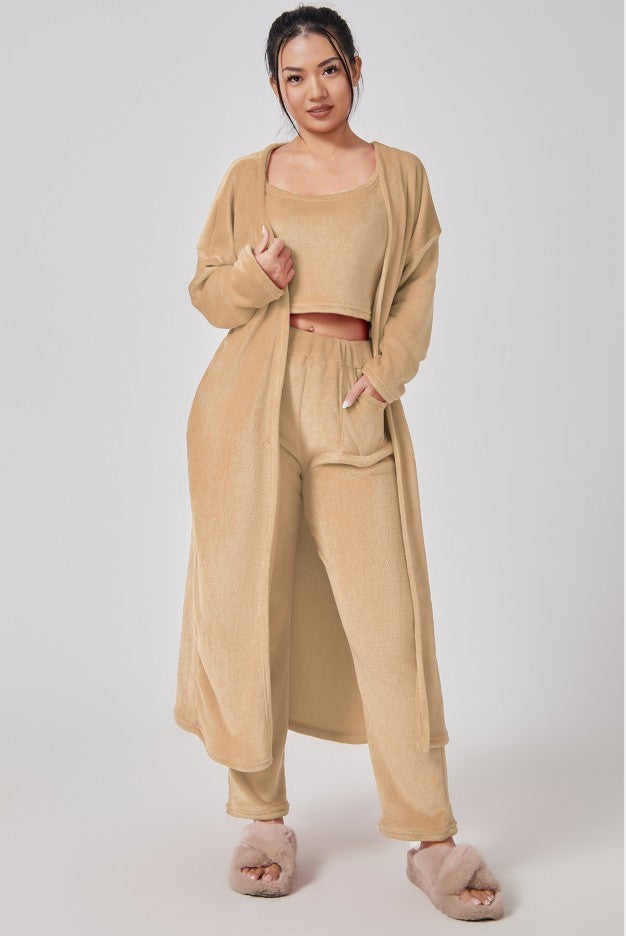 Ensemble pyjama confortable, 3 pièces