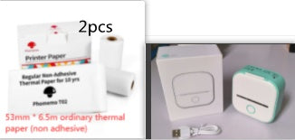 Mini-imprimante d'étiquettes thermique portable