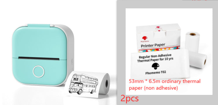 Mini-imprimante d'étiquettes thermique portable