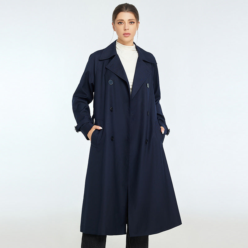 Trench long classique automne et hiver