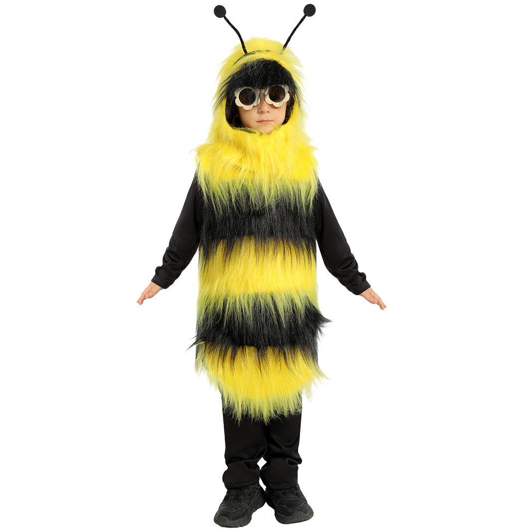 Vêtements de cosplay pour enfants, spectacle d'Halloween, rôle d'abeille animale
