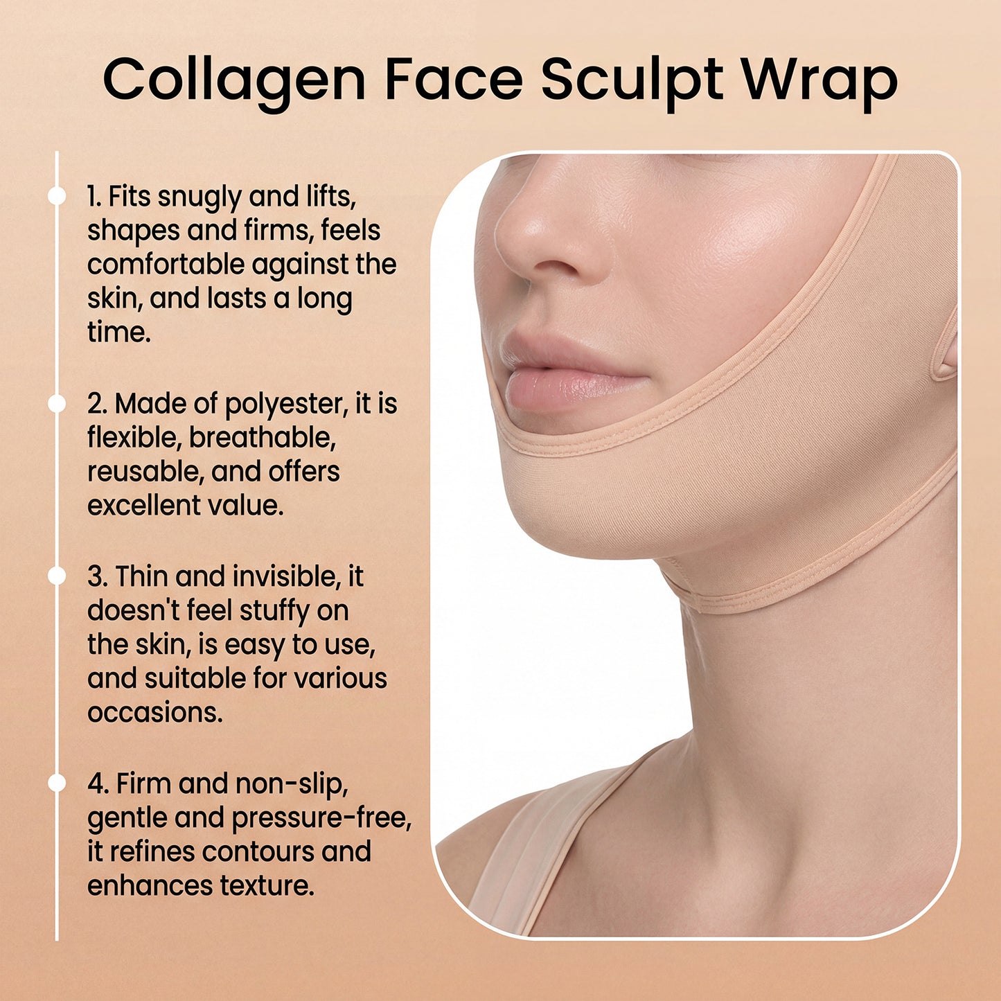 Patchs raffermissants pour le visage