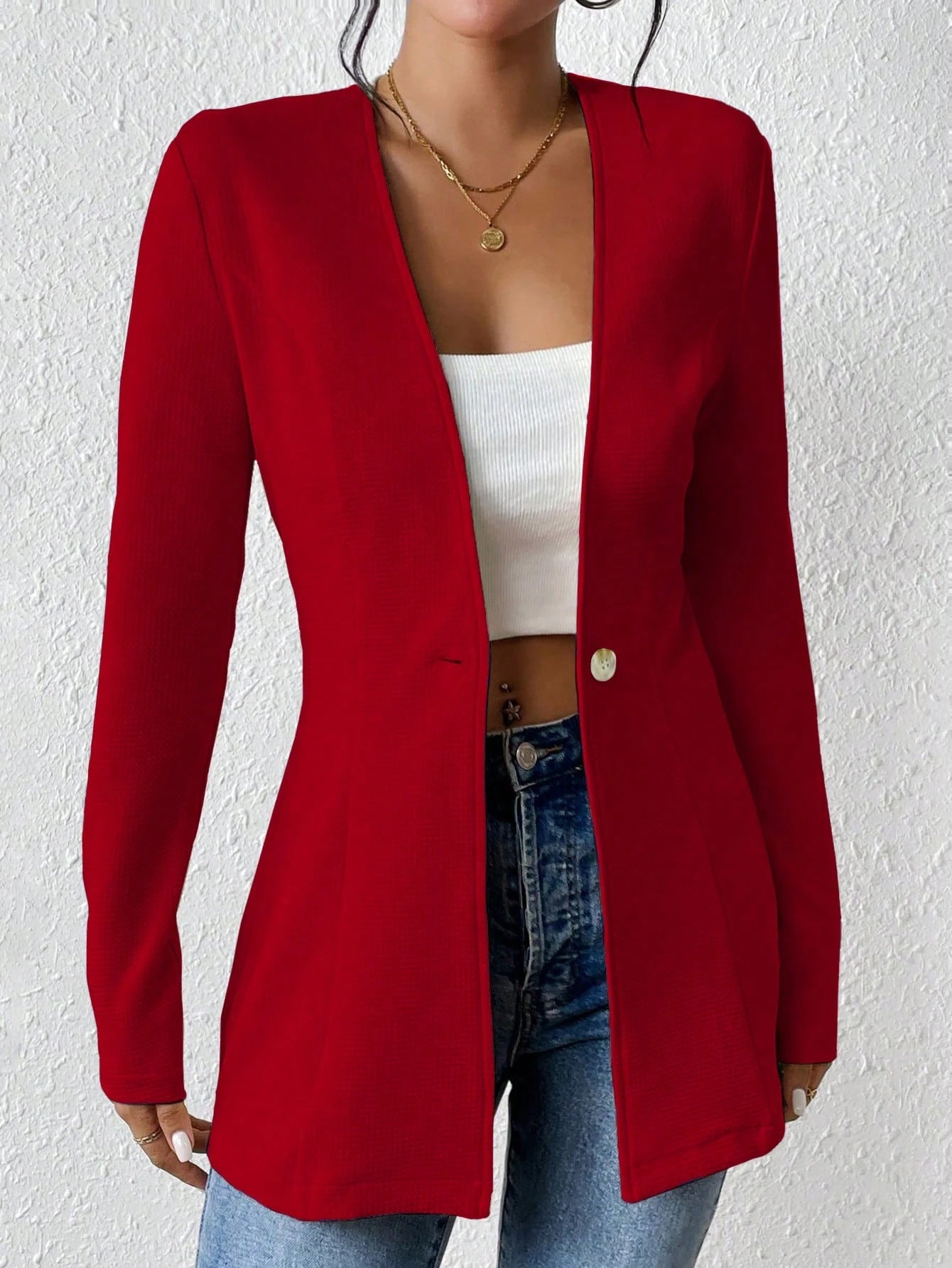 Veste de costume à manches longues