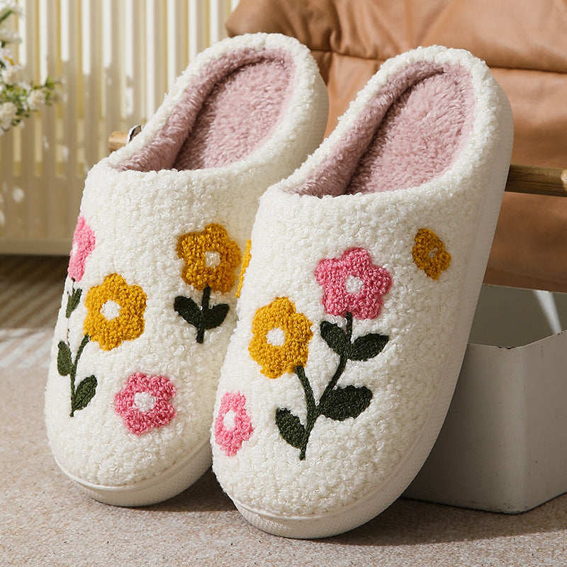 Chaussons d'intérieur chauds et confortables