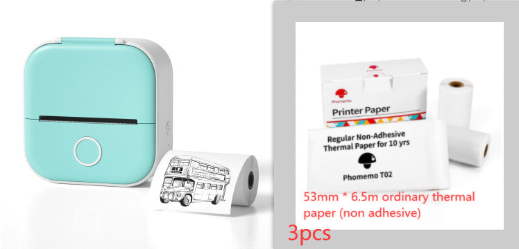 Mini-imprimante d'étiquettes thermique portable