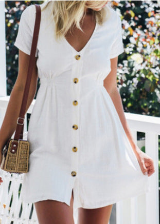 Robe taille haute